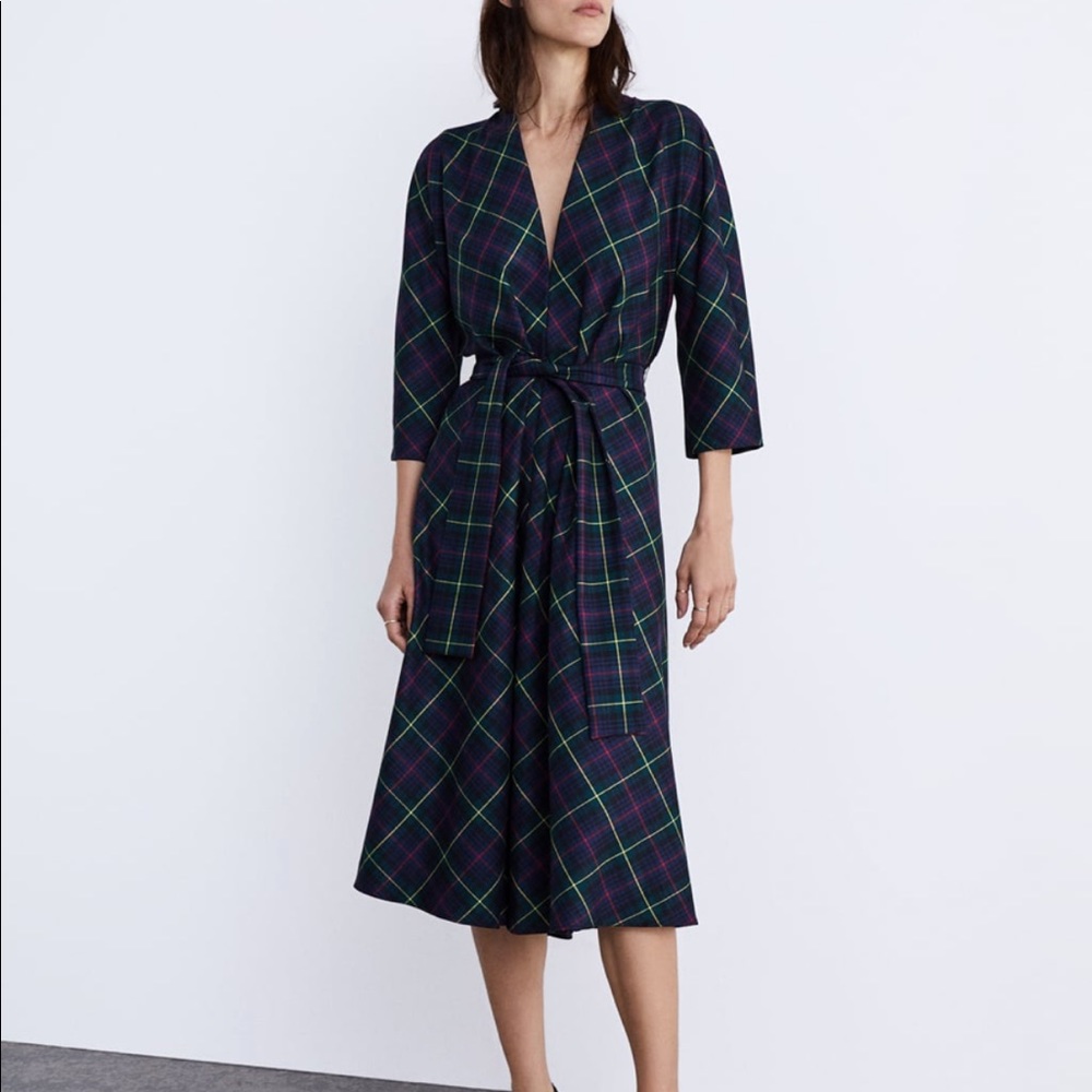 Plaid dress